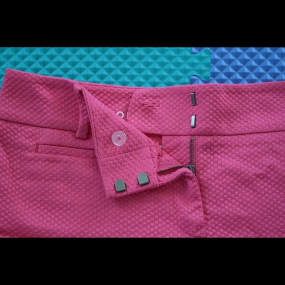 Ann Taylor Loft scallop pink shorts - Picture 3 of 4